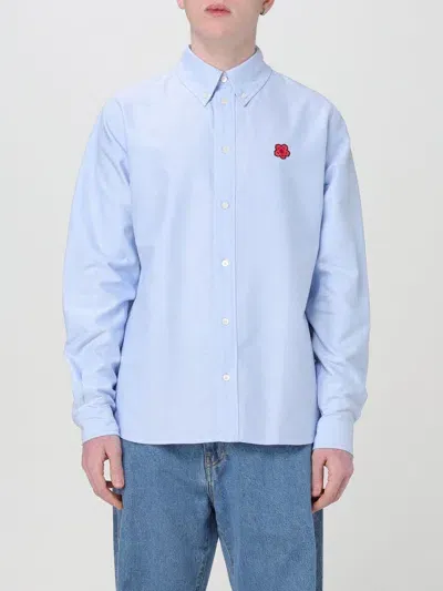 Kenzo Shirt  Men Color Gnawed Blue In Hellblau