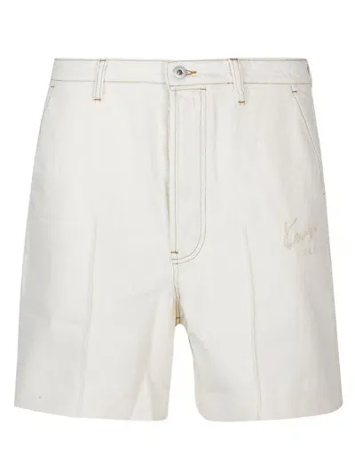 Kenzo Bermuda In White