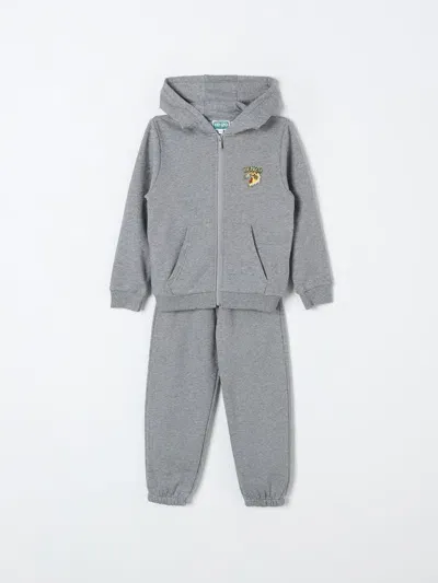 Kenzo Suit  Kids Kids Color Grey In Grau