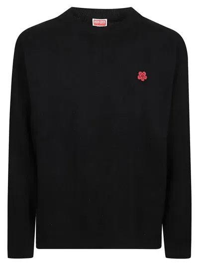 Kenzo Rws Boke Flower Sweater In Black