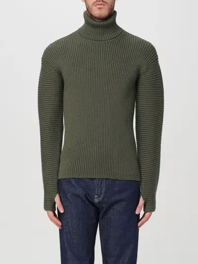 Kenzo Gerippter Rollkragenpullover In Military