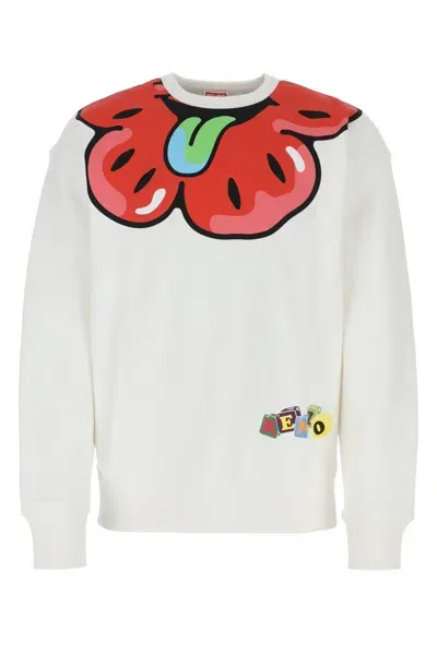 Kenzo Sweaters In White