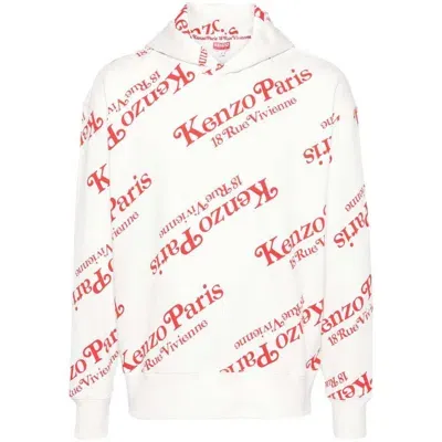 Kenzo Sweatshirts In White/red