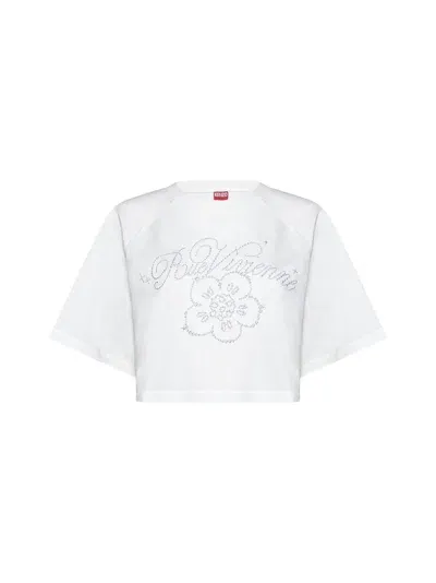 Kenzo T-shirt In Beige