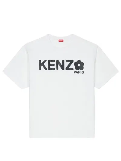 Kenzo T-shirt Oversize Boke Flower 2.0 In White