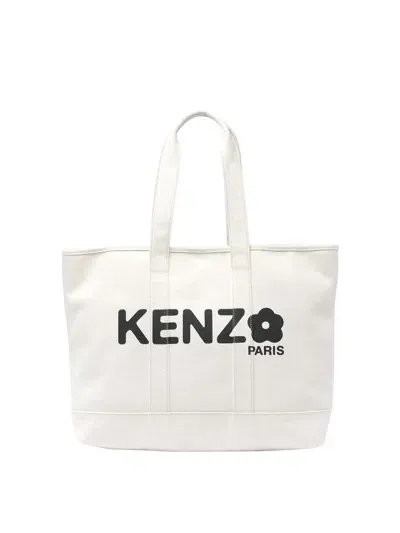 Kenzo Utility Tote Bag In White