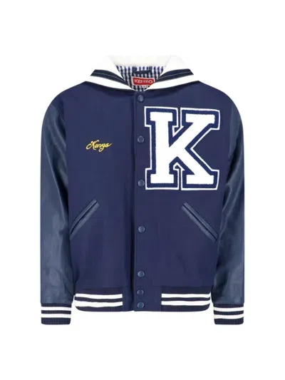 Kenzo Varsity Sailor Jacket In Blue