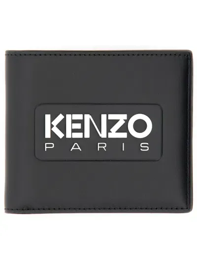 Kenzo Wallet With Logo  In Black