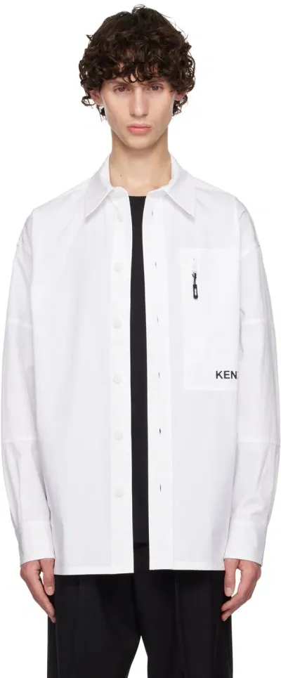 Kenzo White  Paris 'boke Flower 2.0' Shirt