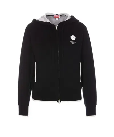 Kenzo Zip Boke 2.0 Full Zip Hoodie In Negro