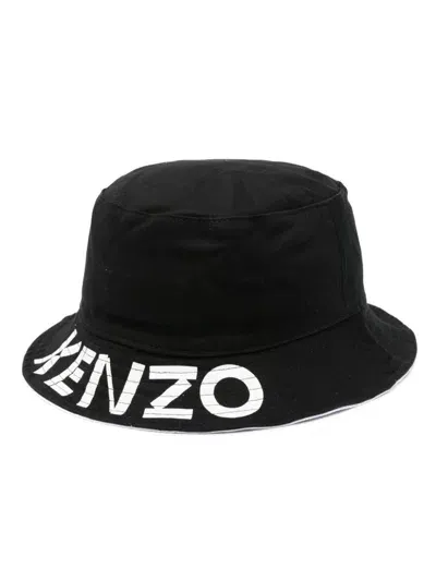 Kenzo Graphy Bucket Hat In Black