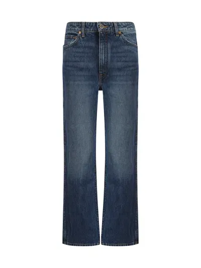 Khaite Albi High-rise Straight Jeans In Archer