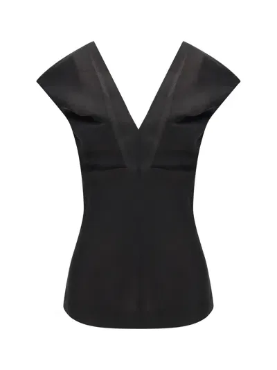 Khaite Ami Top In Black