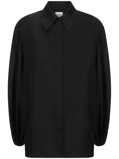 Khaite Bam Shirt In Black