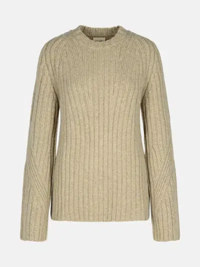 Khaite Kids' 'calvin' Beige Cashmere Sweater