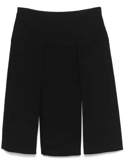 Khaite Kidd Midi Skirt In Black