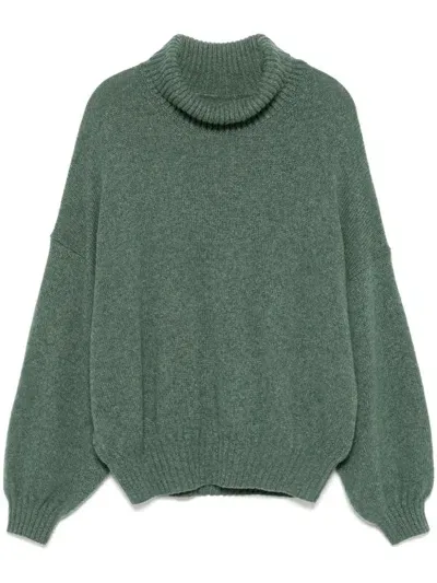 Khaite Morris Sweater In Green