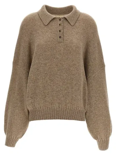 Khaite Rene Sweater In Sepia