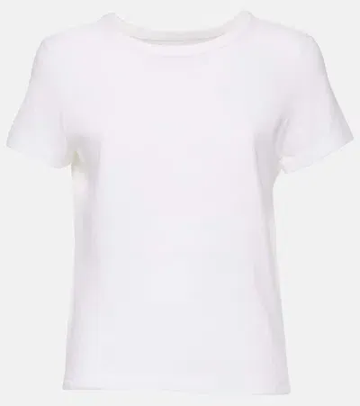 Khaite Samson Cotton Jersey T-shirt In White