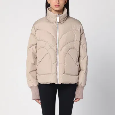 Khrisjoy Beige Corazon Padded Jacket