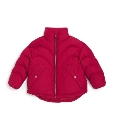 Khrisjoy Kids' Down Puffer Jacket In Red