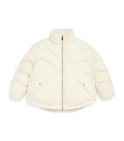 Khrisjoy Kids' Quilted Puffer Jacket In White