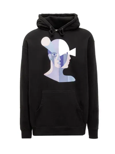 Kidsuper Bauhaus Face Sweatshirt In Black