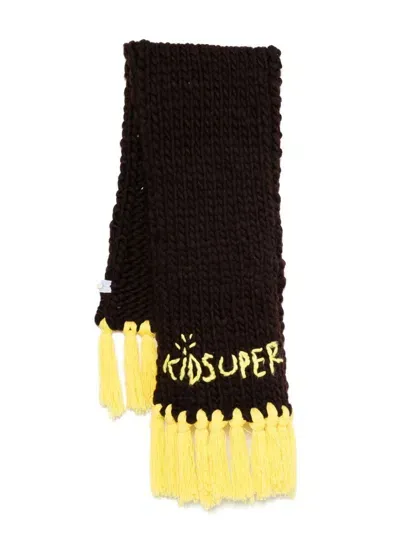 Kidsuper Chunky-knit Scarf In Brown