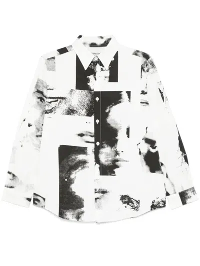 Kidsuper Collage Faces Shirt In White