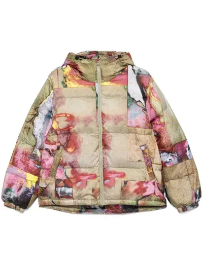 Kidsuper Faces Collage Jacket In Yellow