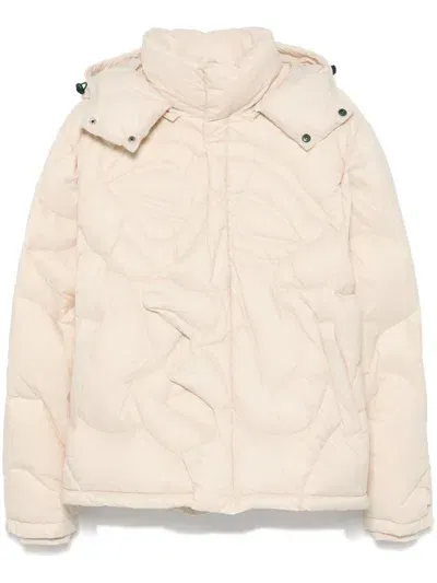 Kidsuper Kissing Puffer Jacket In Neutrals