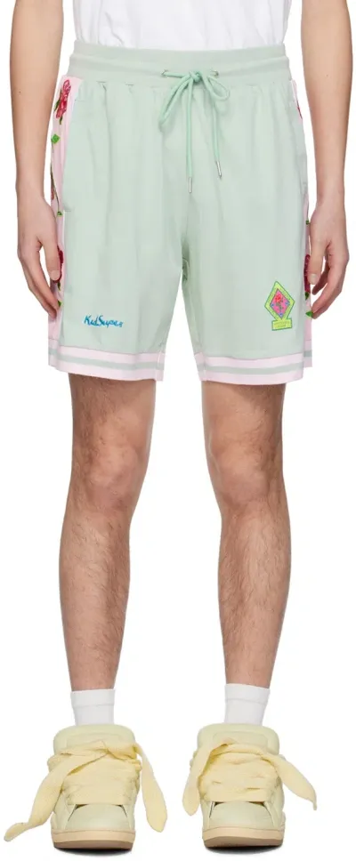 Kidsuper Men's Brooklyn Botanics Soccer Shorts In Pink