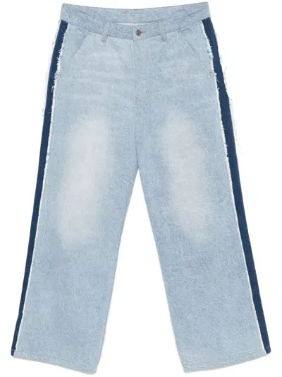 Kidsuper X Ronaldinho Stripe-detail Jeans In Blue