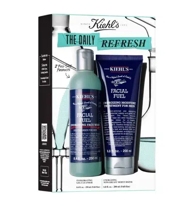 Kiehl's Since 1851 Facial Fuel Starter Kit Gift Set In White