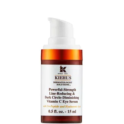 Kiehl's Since 1851 Kiehl's Powerful-strength Line-reducing And Dark Circle-diminishing Vitamin C Eye Serum 15ml In White