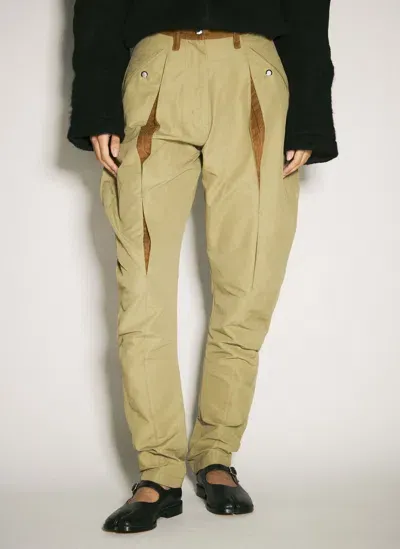 Kiko Kostadinov Chasseur Pants In Beige