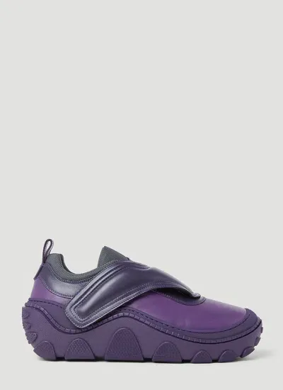 Kiko Kostadinov Tonkin Leather Sneakers In Purple