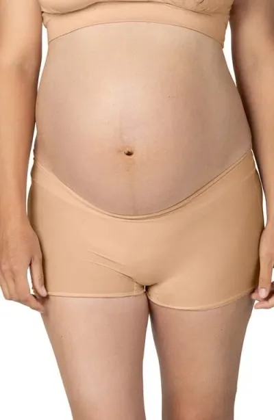 Kindred Bravely Grow With Me Maternity Boyshort In Beige