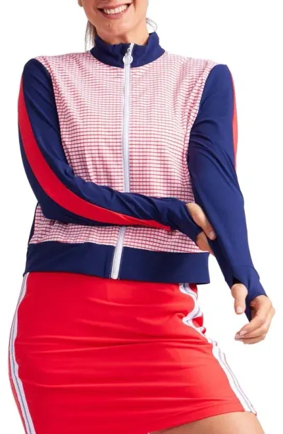 Kinona Northern Exposure Golf Jacket In Power Grid