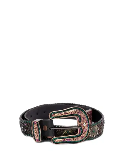 Kippys Swarosky Belt In Green