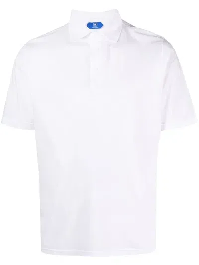 Kired Short-sleeved Cotton Polo Shirt In White