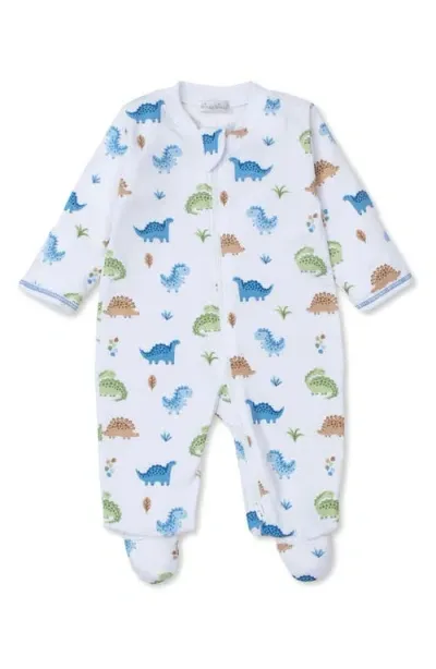 Kissy Kissy Babies'  Pima Cotton Footie In Dinosaurs