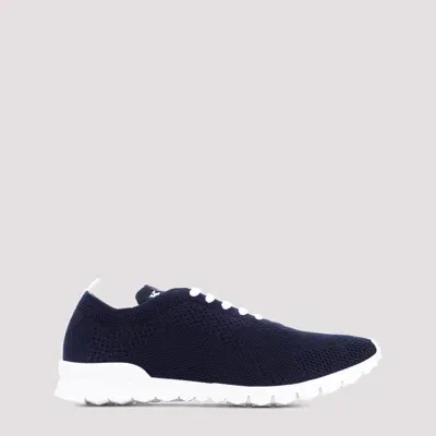 Kiton Blue Cashmere Sneakers