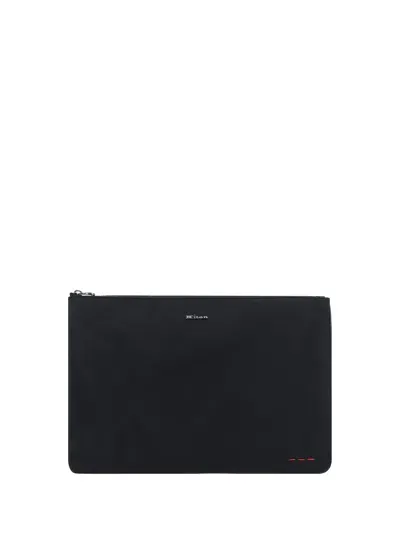 Kiton Pouch In Black