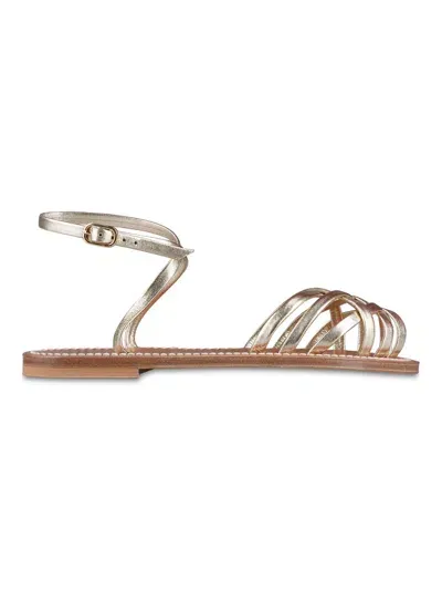 Kjacques Demetria Sandals In Metallic