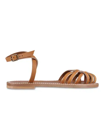 Kjacques K.jacques Demetria Sandals Shoes In Brown