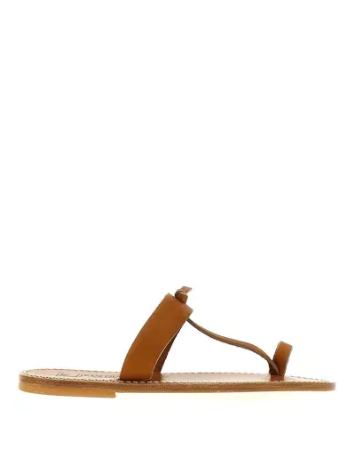 Kjacques Ganges Sandals In Brown