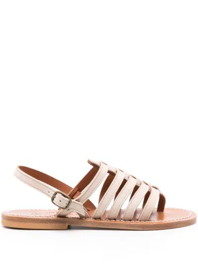 Kjacques Homere Suede Sandals In Bronze