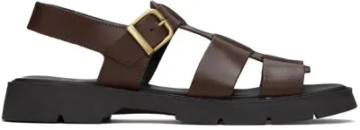 Kleman Brown Ballast Vgt Sandals In Marron