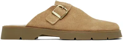 Kleman Tan Pacha Vp Oak Clogs In Camel